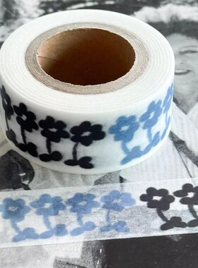 JY杂货国内现货韩国jazzornot彩色字母黑白椭圆胶带 手帐拼贴