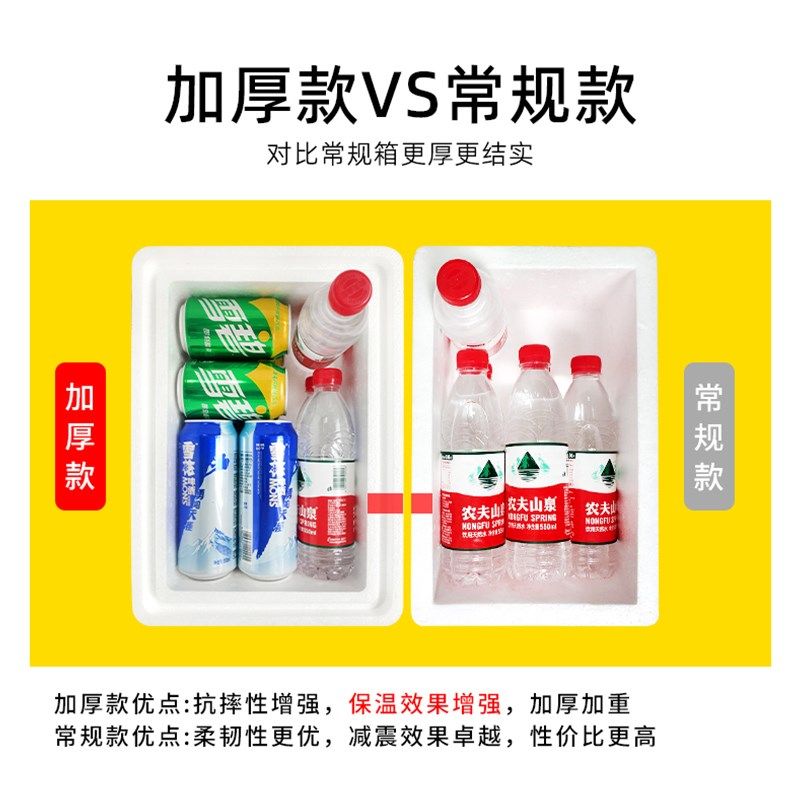 泡沫箱快递专用加大号保温箱商用摆摊加厚冷藏冷冻食品保鲜箱纸箱