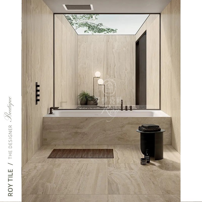 连卡佛洞石瓷砖600x1200仿大理石背景墙客厅卫生间地砖别墅外墙砖