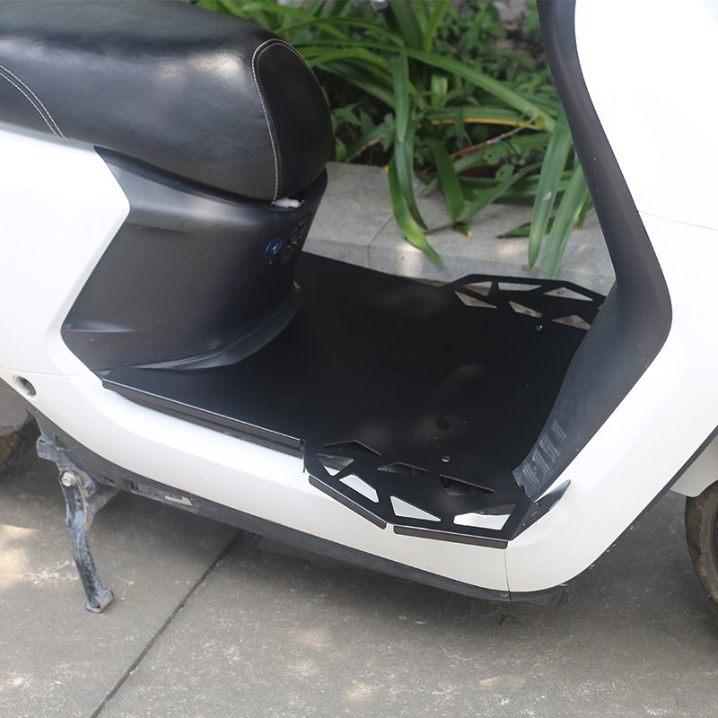 适配九/号N7080590c电动车脚踏板前置一体加宽平铺改装踩板配件