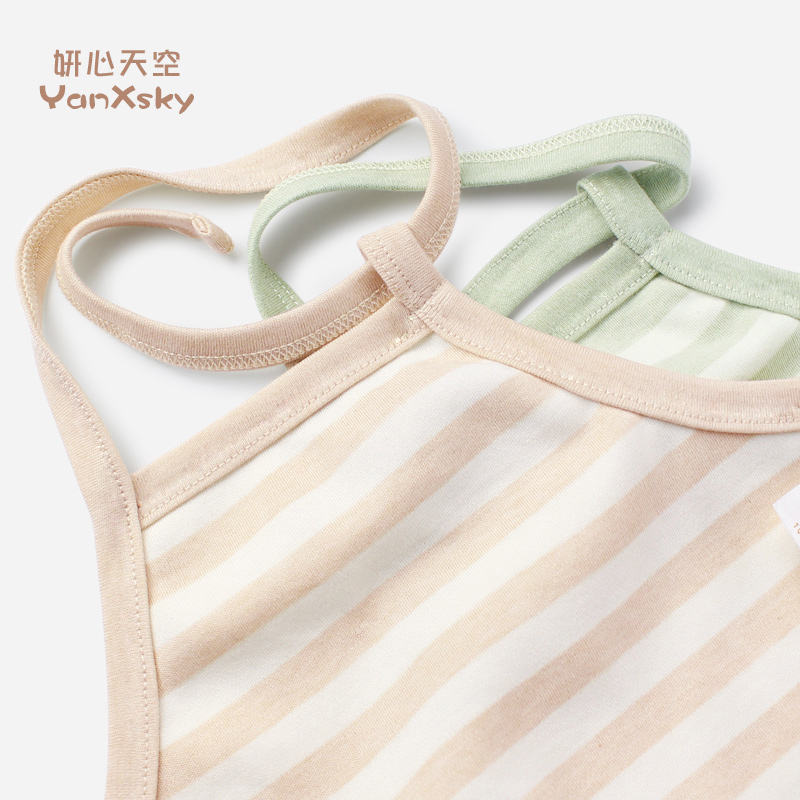 彩棉婴儿肚兜宝宝春夏薄款肚围护脐兜兜036个月儿童春秋季