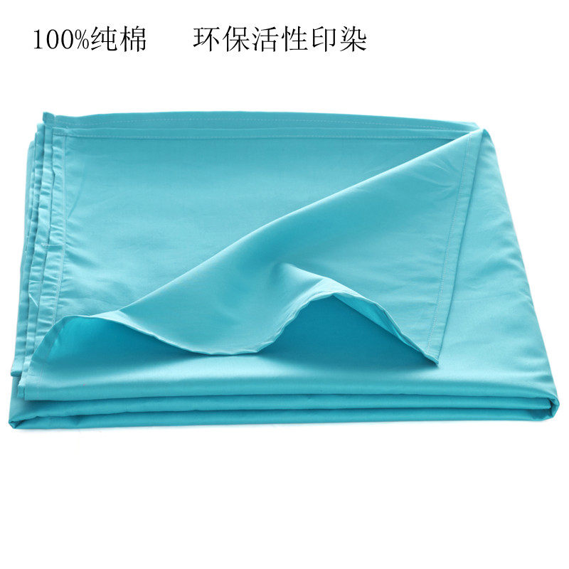 床单单件全棉纯色被单素色床罩单双人学生宿舍床单白色灰色粉