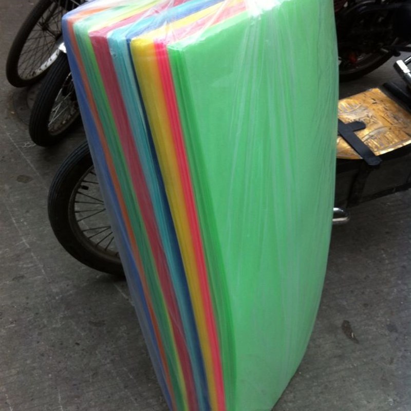 双层吹塑纸100张装饰手工泡沫纸剪手工制作幼儿园材料彩色吹塑纸