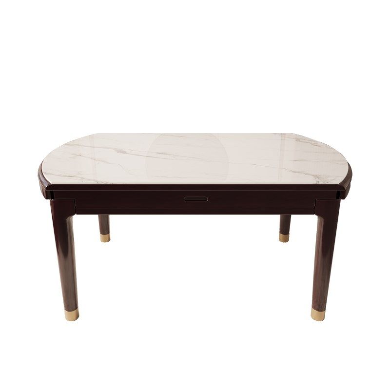 实木岩板餐桌椅组合家用可伸缩实木折叠饭桌小户型方圆两用带转盘,住宅家具,岩板餐桌,淘宝优惠券,粉丝福利购,淘宝优惠卷