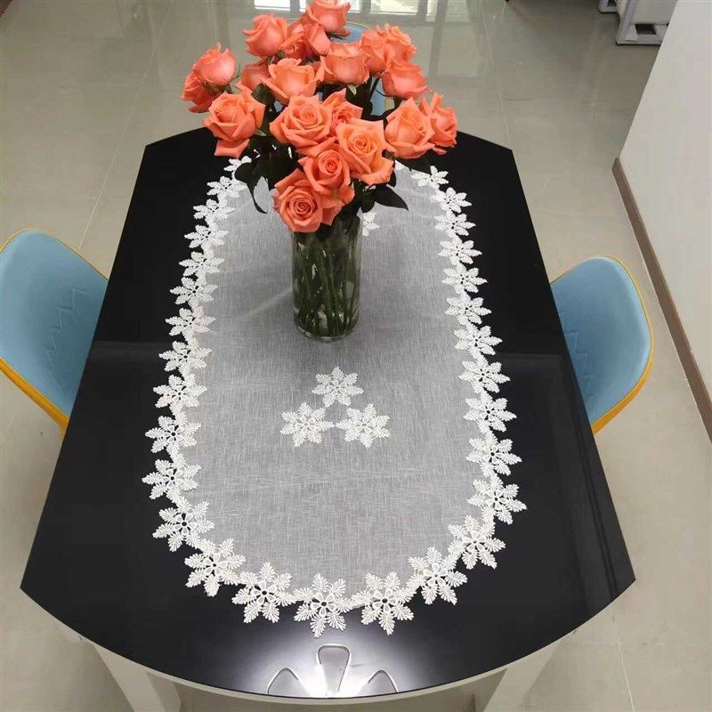 白色桌布蕾丝花边床头柜盖布韩式简约纯白茶几布餐桌布防尘布盖布,居家布艺,桌布,淘宝优惠券,粉丝福利购,淘宝优惠卷