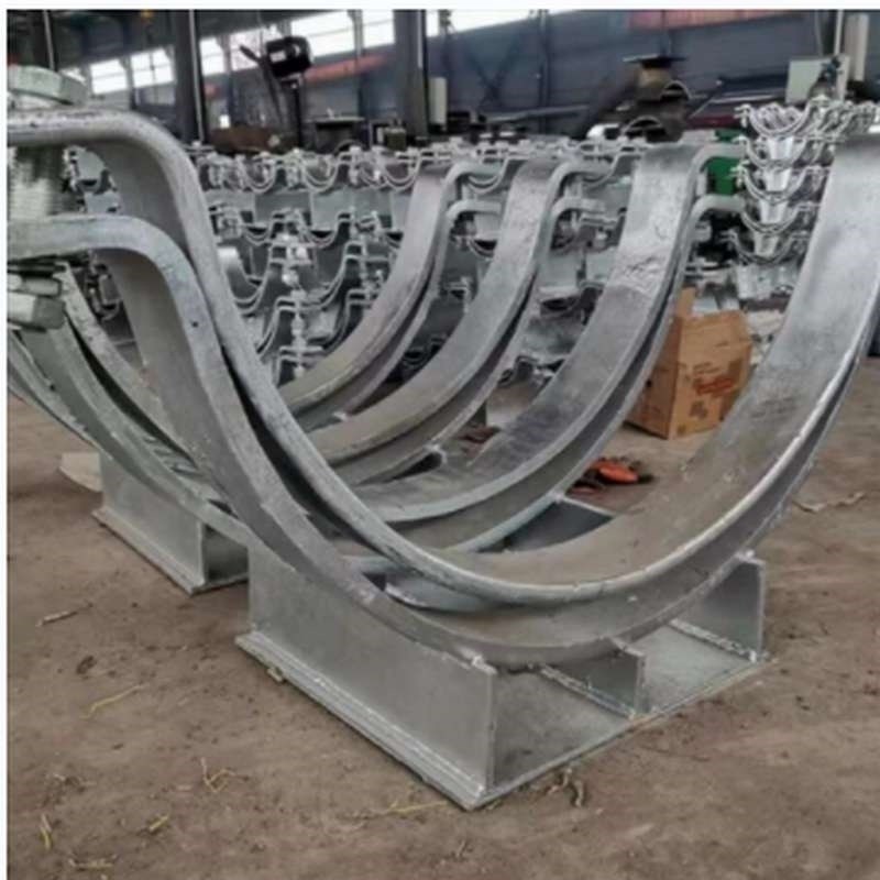 大口径管托TH支座大型不锈钢弧形管座J10化工支吊架式鞍型鞍