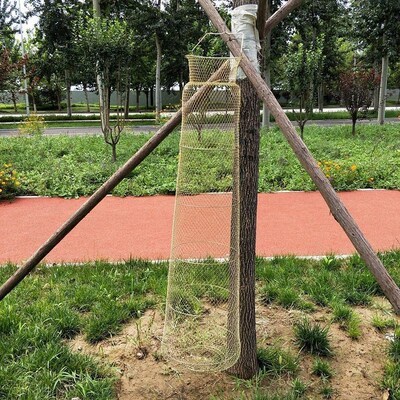 加长钢丝鱼护铁渔护1.5米镀锌钢丝折叠鱼篓软钢丝渔护鱼笼铁笆篓