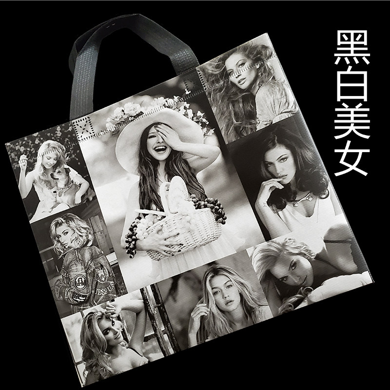 无纺布手提袋子礼物袋服装店手提袋大号超大结实加厚牢固纸袋