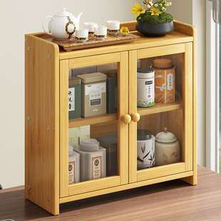 小型桌面博古架茶叶展示柜子茶室桌上茶具功夫茶杯装饰品摆件收纳