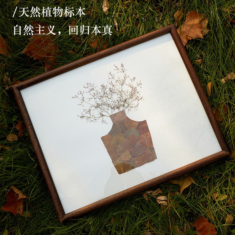 电表箱装饰画免打孔安装新中式现代简约遮挡箱客厅配电箱实木挂画