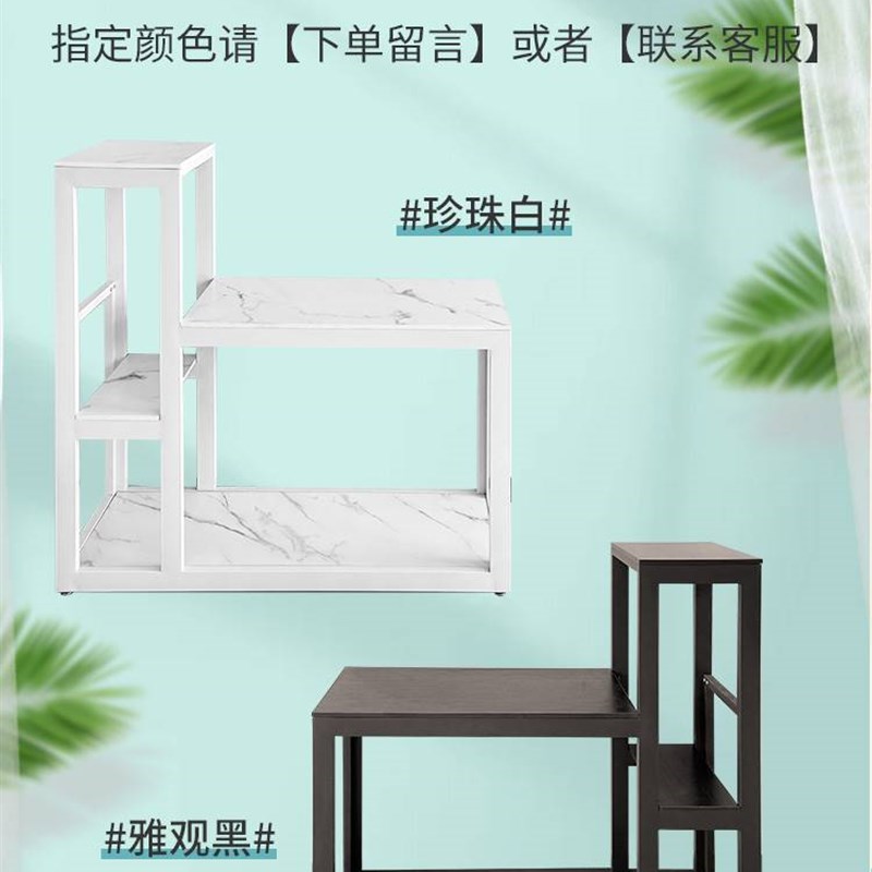 新款鱼缸架子客厅柜底柜底座托架实木花架一体架柜子支架桌台