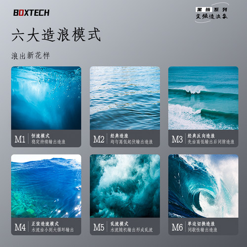鱼缸造浪泵超静音冲浪泵大功率变频可调节抽粪吹粪海水打浪器环流