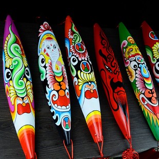 民间手工艺京剧社火马勺脸谱装饰挂件梭子镇宅民俗仿古中式装修