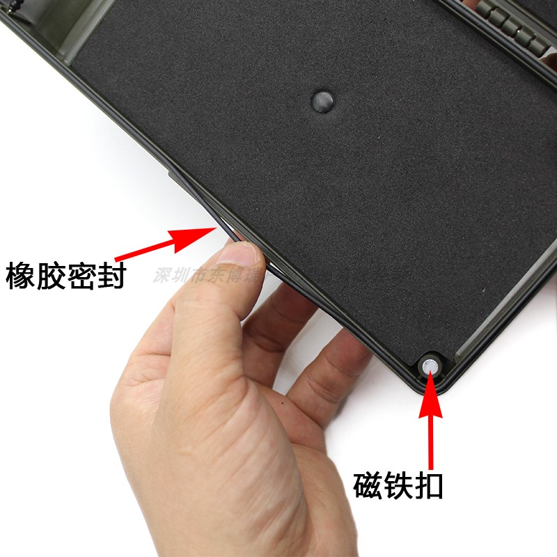 欧式Mini子线收纳盒库钓欧鲤钓反底钓鱼子线盒收纳小号RIG  BOX