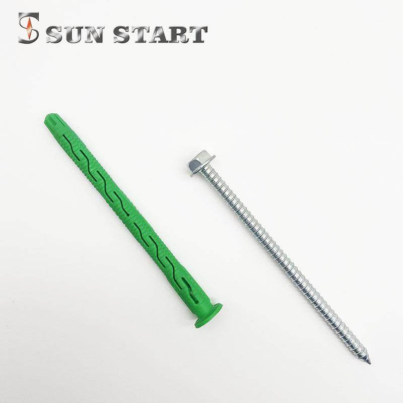 超强拉力塑料膨胀螺栓尼龙涨塞胶电视机挂架加长膨胀螺丝M10