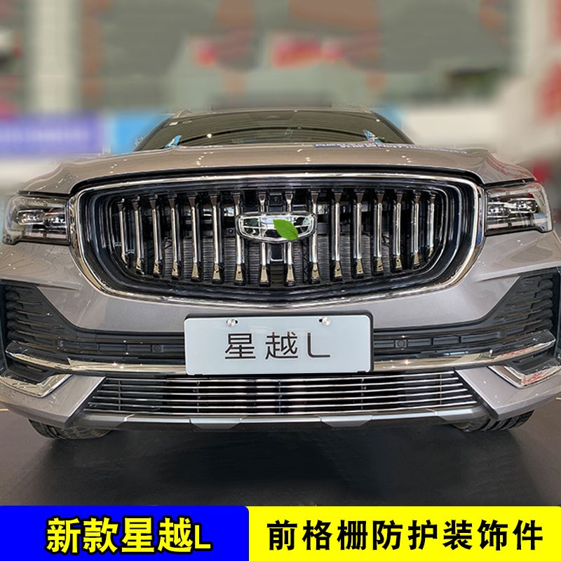 21-25款星越L中网外观改装配件前脸格栅专用防虫网汽车装饰亮条