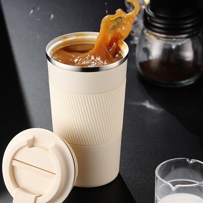 咖啡杯陶瓷内胆保温杯定制logo刻字便携车载随行礼品水杯子高颜值