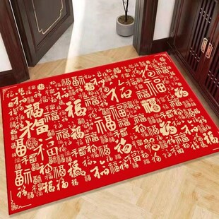 防潮垫TH 下单立减50 2025新款 蛇年红色喜庆家用地毯入户门