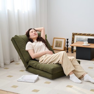 懒人卧室靠背椅折叠小沙发床上榻榻米飘窗支撑躺座椅单人坐靠椅子