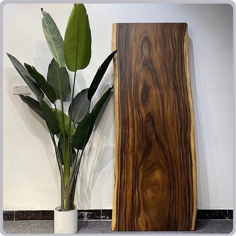 南美胡桃木实木大板茶桌原木书桌餐桌面茶几业餐桌办公桌整板画案