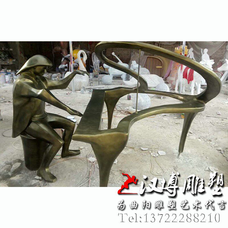 玻璃钢仿铜人物雕塑泥塑模型吃火锅主题雕塑公园园林景观小品雕塑