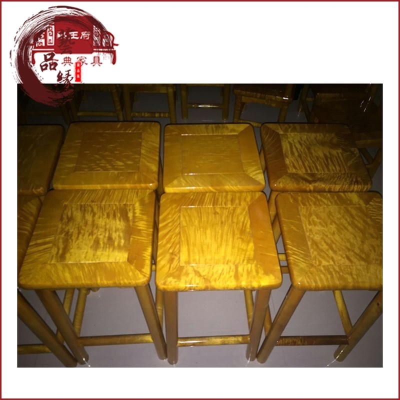 红木家具富贵凳阴沉木金丝楠木家具小方凳红木凳子实木矮凳换鞋凳