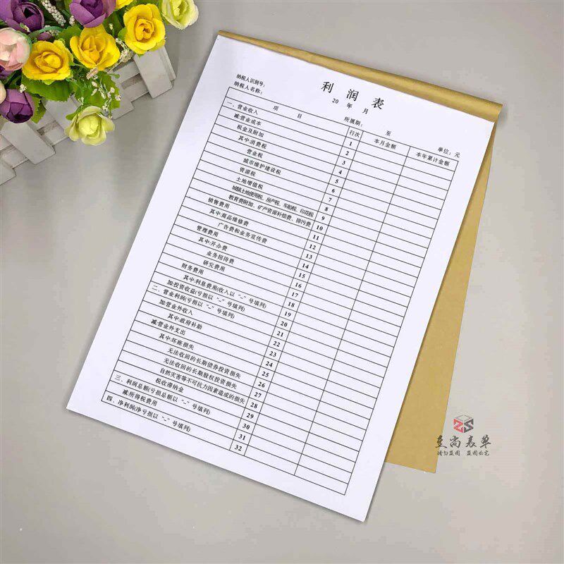 公司利润表企业经营财务报表科目汇总表工厂工程会计财务统计表格