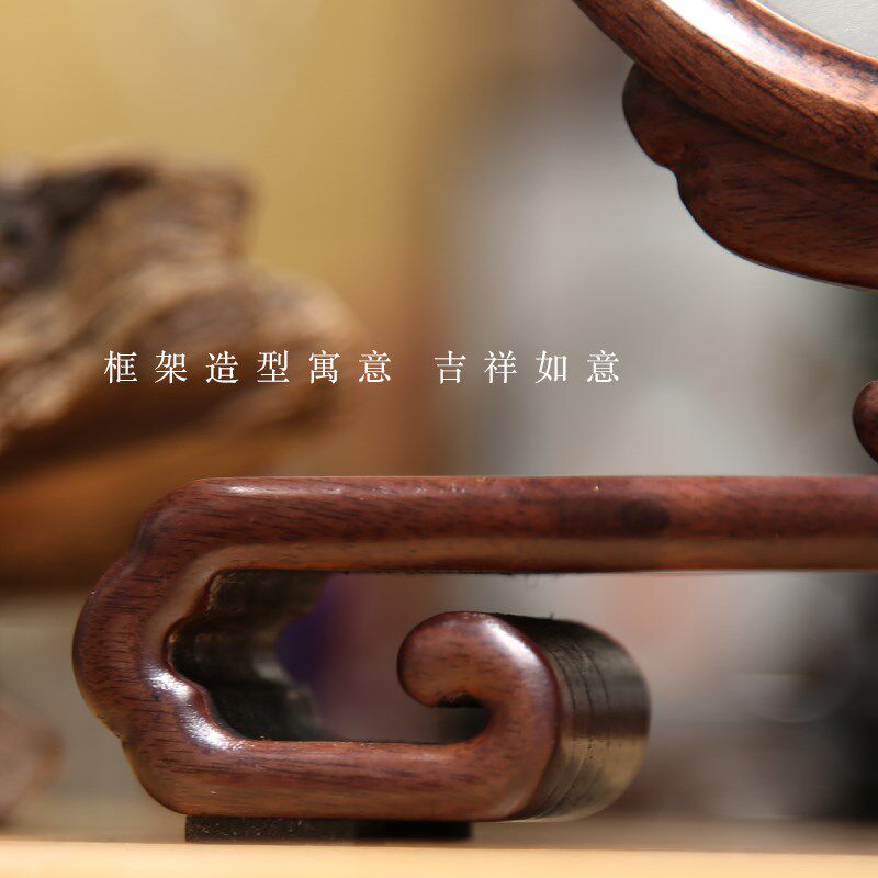蜀绣手工刺绣双面绣锦鲤鱼摆件居家屏风成都特色礼品送老外送领导