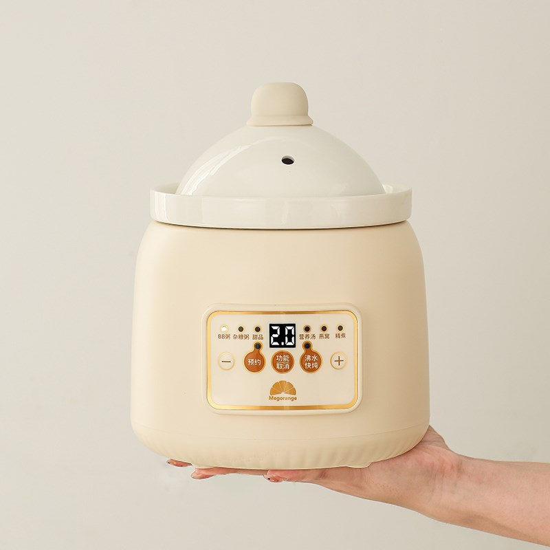 多功能宝宝辅食机迷你智能电炖锅婴儿陶瓷锅煮粥神器家用小炖盅