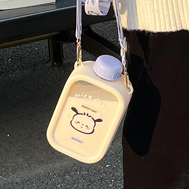 可爱水杯女生高颜值塑料杯子小巧z便携设计感小众夏天202新款简约