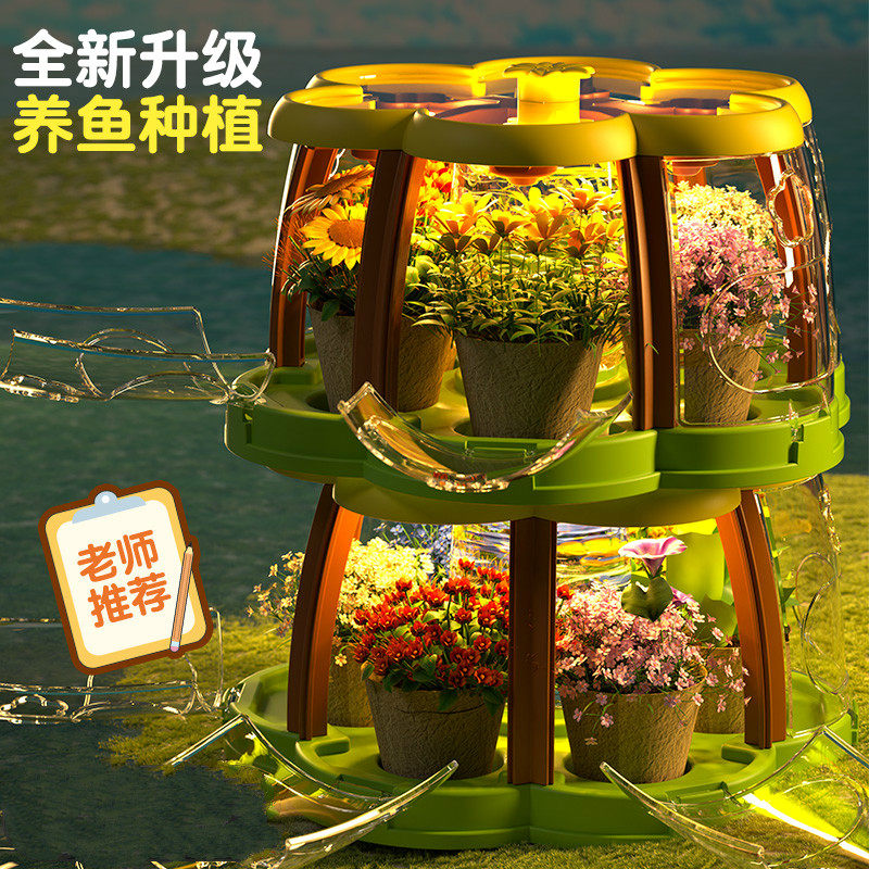 阳光种植a房儿童种菜植物温室小花房观察温室玩具10岁以上男孩女
