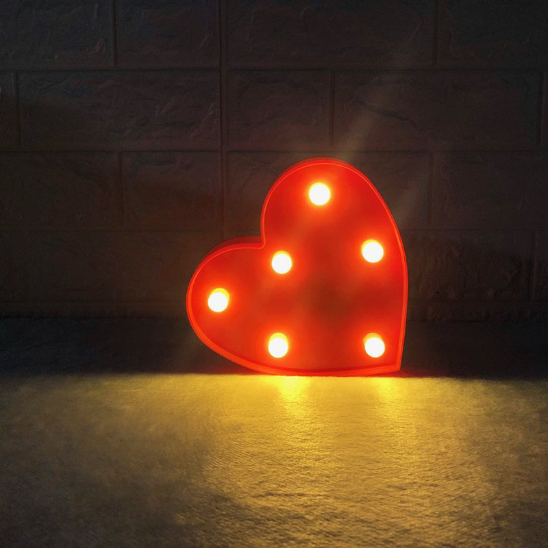 发光字母英文灯场景装饰活动布置橱窗求婚道具浪漫生日布置惊喜