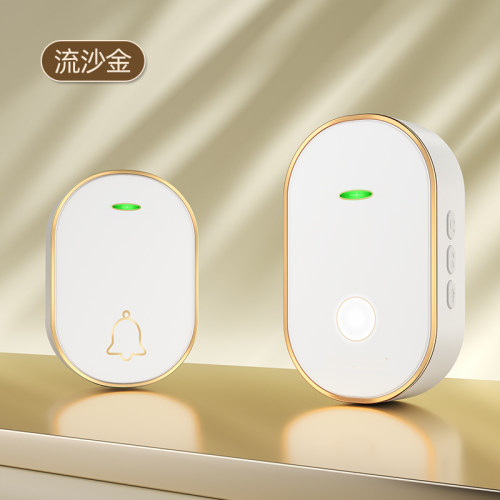 自发电门铃不f用电池家用无线门铃门玲防水超远距离老人智能呼叫