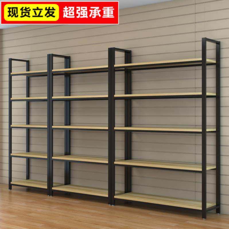 货架陈列柜板层板木置物柜木制木质展示架货O品仓储架子花店储物
