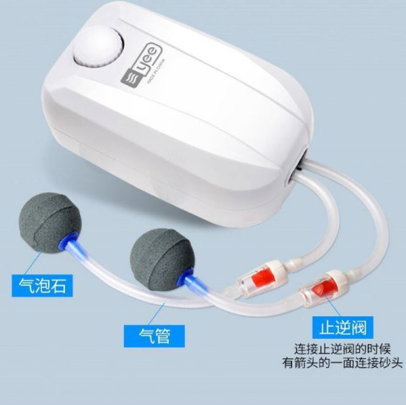 过滤充电充氧泵循环增氧无声气泡条供氧器渔具养鱼缸潜水泵海鲜水