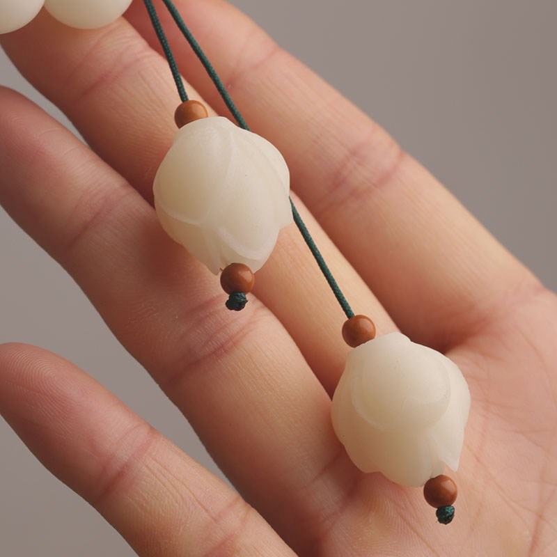 高档菩提莲花汽车挂件后视镜挂饰车内上载男女款式礼物