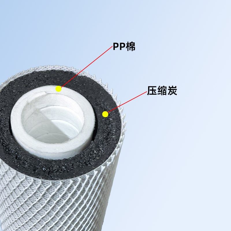 10寸通用PCC棉压缩炭复合滤芯净水器纯水机水过滤除泥沙铁锈余氯,厨房电器,净水/饮水机配件耗材,淘宝优惠券,粉丝福利购,淘宝优惠卷