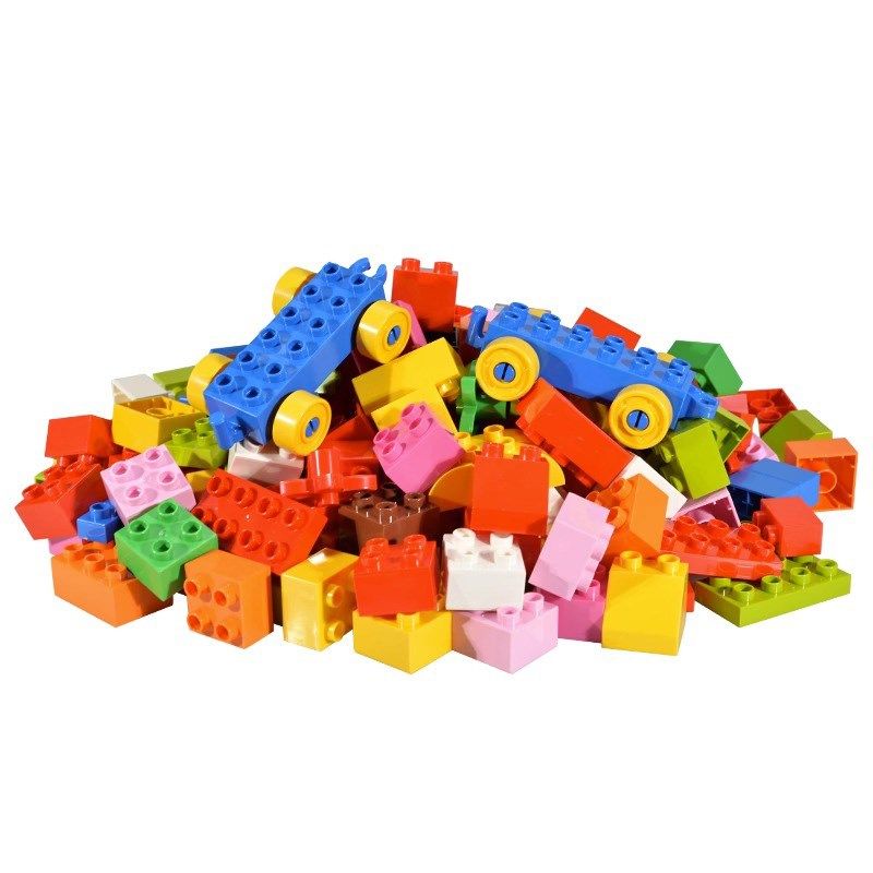 儿童积木大颗粒3到6岁立体拼图女孩智力开发动脑益智拼装玩具男孩,玩具/童车/益智/积木/模型,普通塑料积木,淘宝优惠券,粉丝福利购,淘宝优惠卷