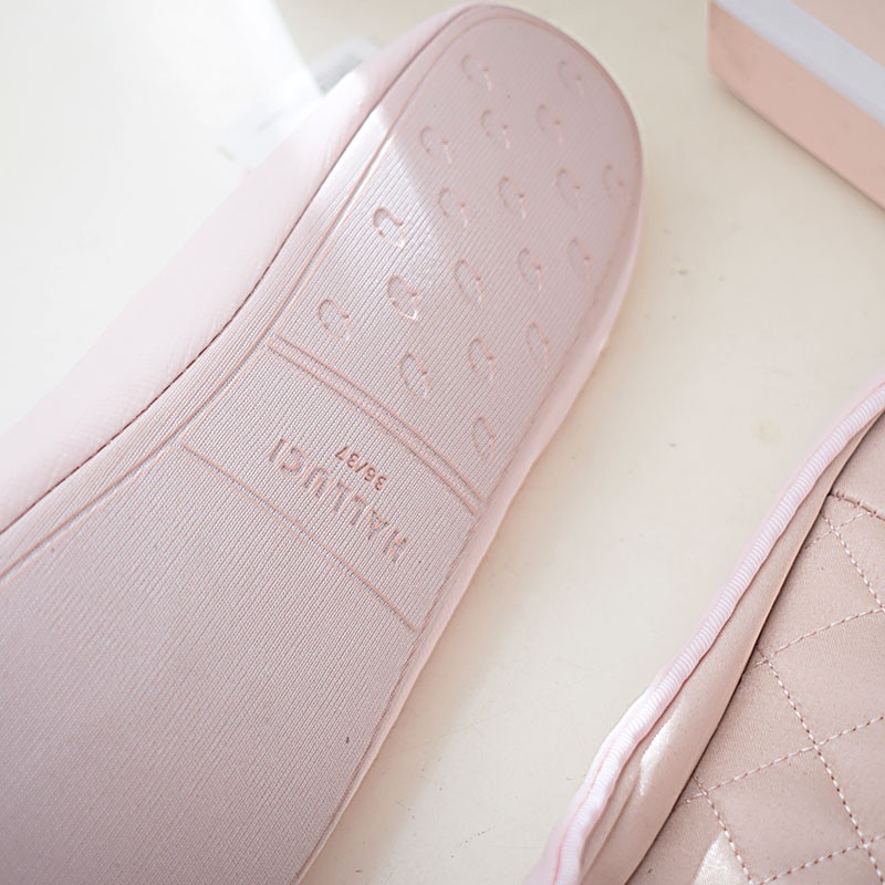 浅口软底 静音木地板居家用室内无声春夏季秋天韩版地毯棉拖鞋女