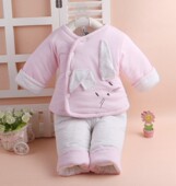 套装 宝宝棉衣冬季 8个月婴儿棉衣新生儿纯棉加厚棉袄