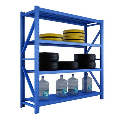 大庆货架置物架家用落地多层仓库储物架收纳加厚储藏室铁架子