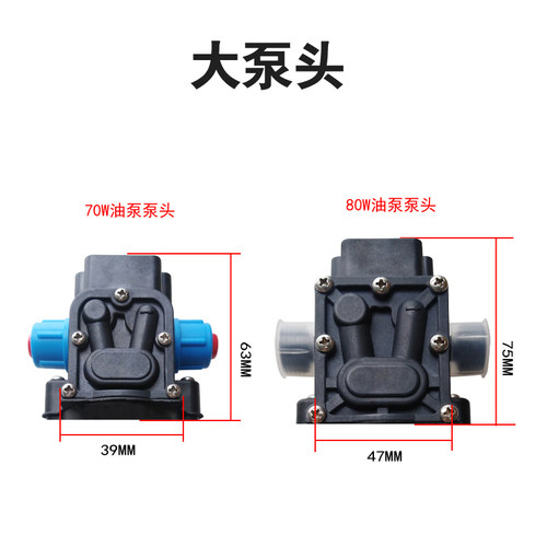 自吸油泵 加油机 电动抽油泵 抽油器汽车油箱抽汽油柴油12V24V80W