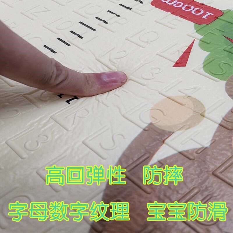 折叠地垫宝宝床边垫防摔婴儿童爬行垫卧室坐垫泡沫隔凉垫午睡