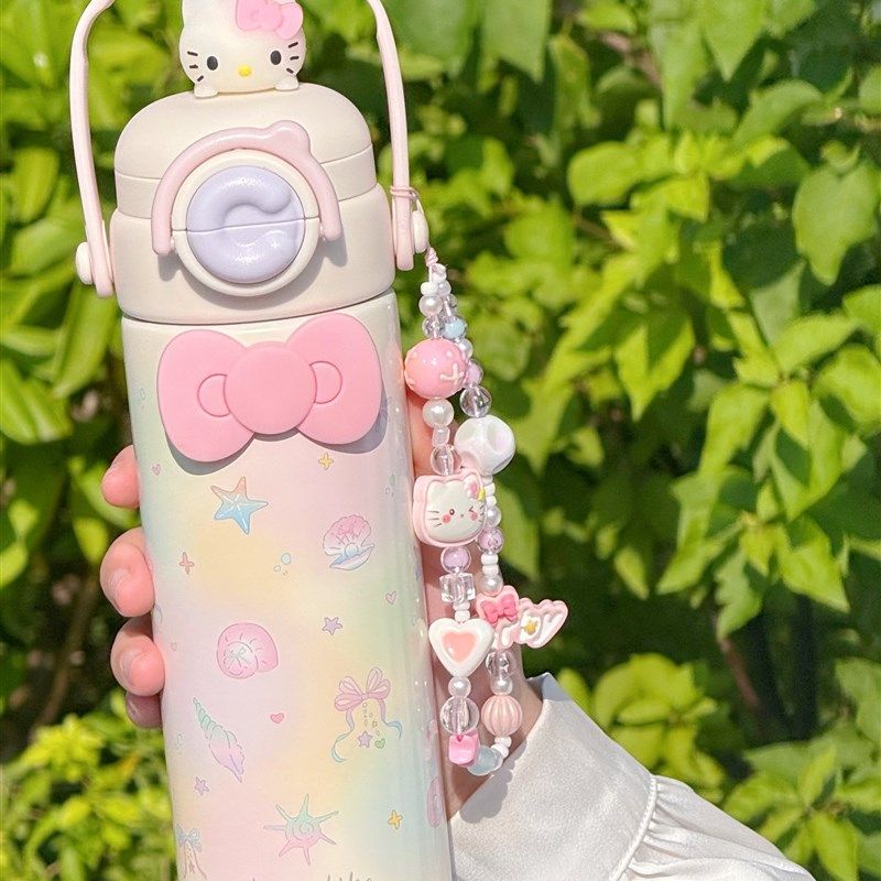 高颜值保温杯女生316不锈钢水杯学生专用大容量便携可爱吸管杯子,餐饮具,保冷/保温杯,淘宝优惠券,粉丝福利购,淘宝优惠卷