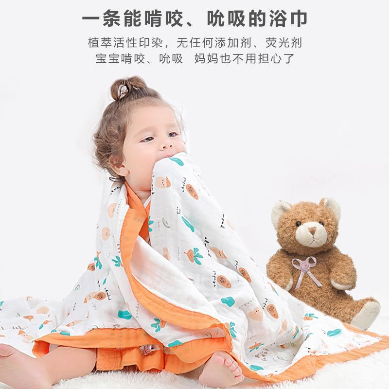 小孩洗澡用的浴巾可穿可裹婴幼儿冬季宝宝大毛巾包被秋冬沙布