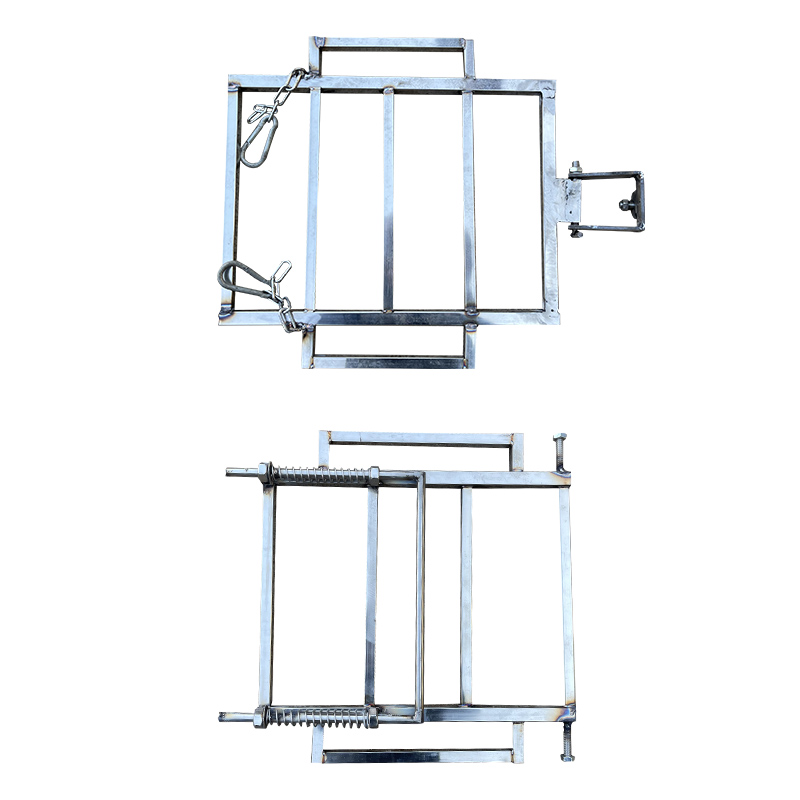 井盖不锈钢推拉式挂钩式防坠落装置简单安全耐久防坠网