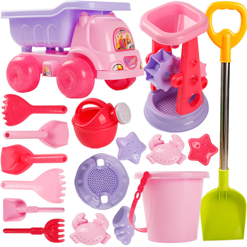 儿童沙滩玩具车套装大号宝宝玩沙子挖沙漏铲子工具决明子女孩玩具,玩具/童车/益智/积木/模型,戏水/玩沙玩具,淘宝优惠券,粉丝福利购,淘宝优惠卷