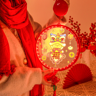 2024龙年元旦新年春节挂件过年挂灯福字门口挂饰客厅玄关装饰布置