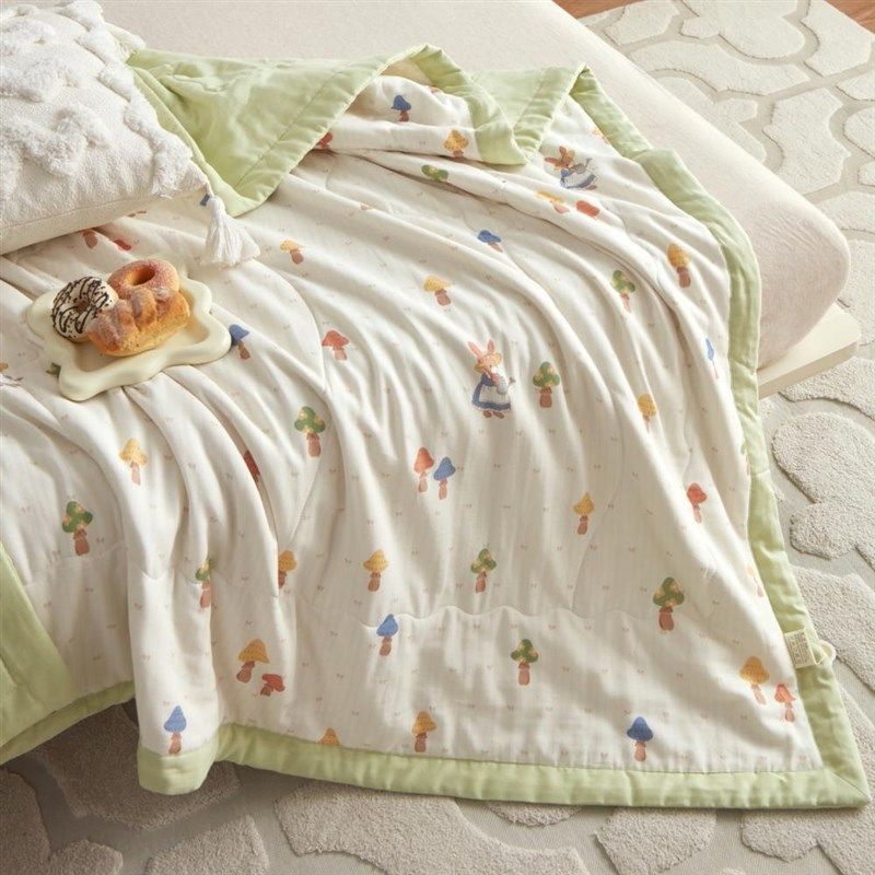 儿童卡通纯棉A类双层纱棉花夏被 幼儿园单双人午睡全棉空调薄被子,床上用品,棉花被,淘宝优惠券,粉丝福利购,淘宝优惠卷