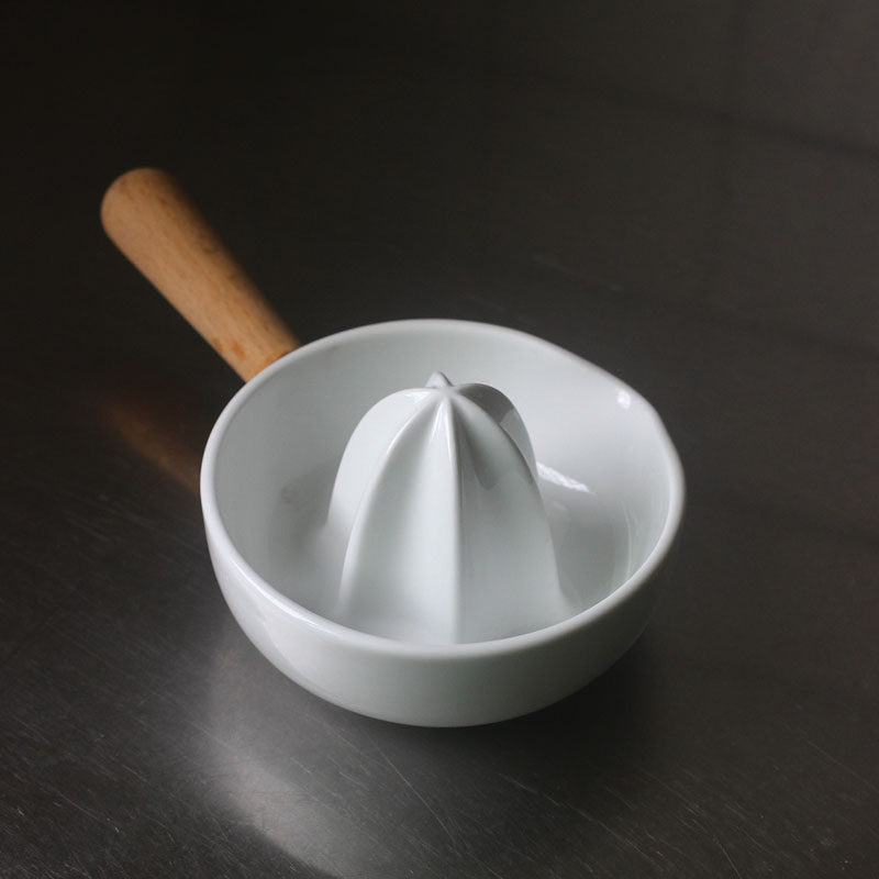 雨花石杂货陶瓷榨汁器柠檬手动分离器橙子挤汁器果汁器压榨器